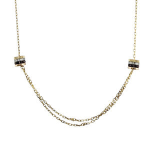Boucheron Quatre Classic Necklace, 18K Yellow Gold, Diamond, Women's, Two Motifs